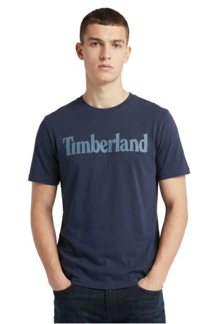 T-shirt à manches courtes bleu Timberland