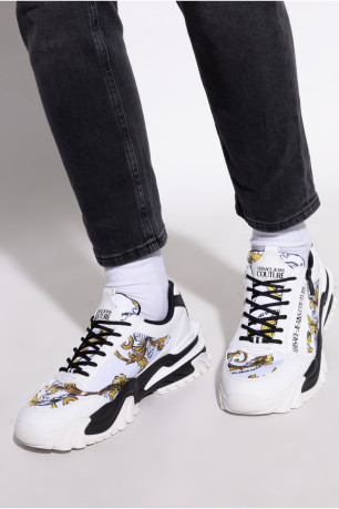 Sneakers logo print Versace Jeans