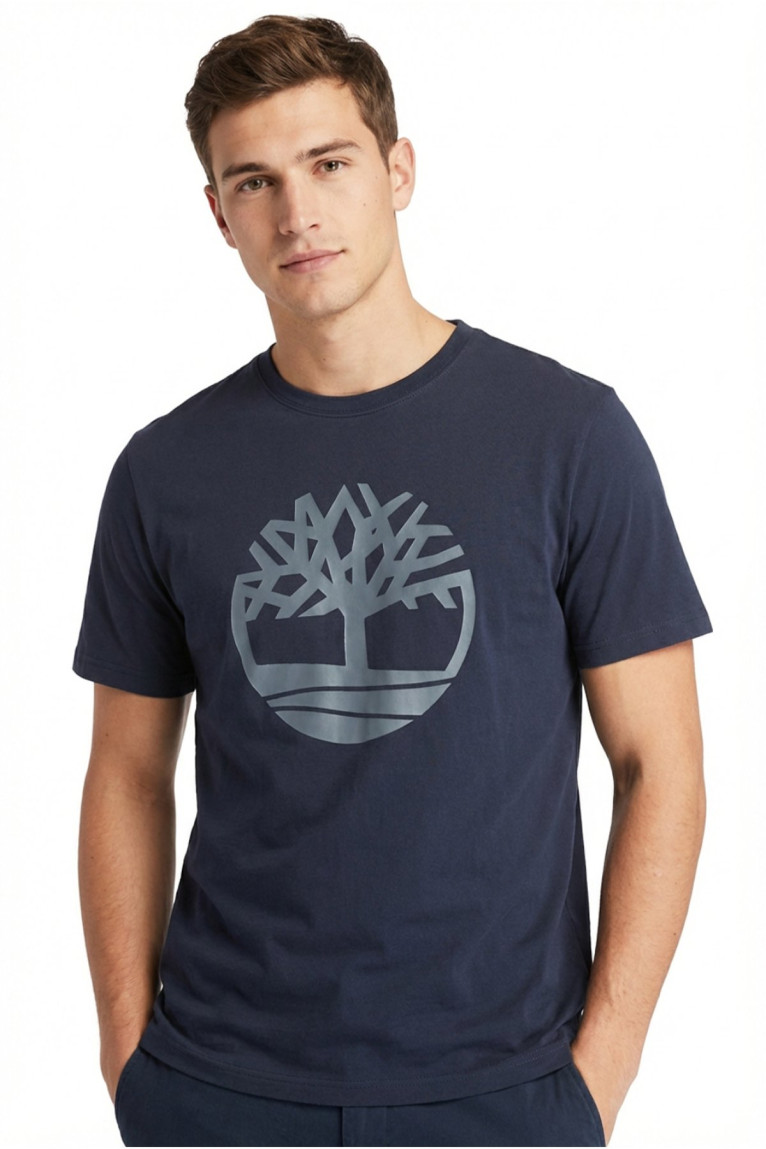T-shirt à manches courtes bleu Timberland