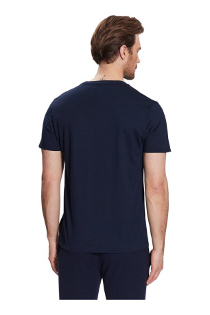 T-shirt MC logo coton Bleu Ralph lauren