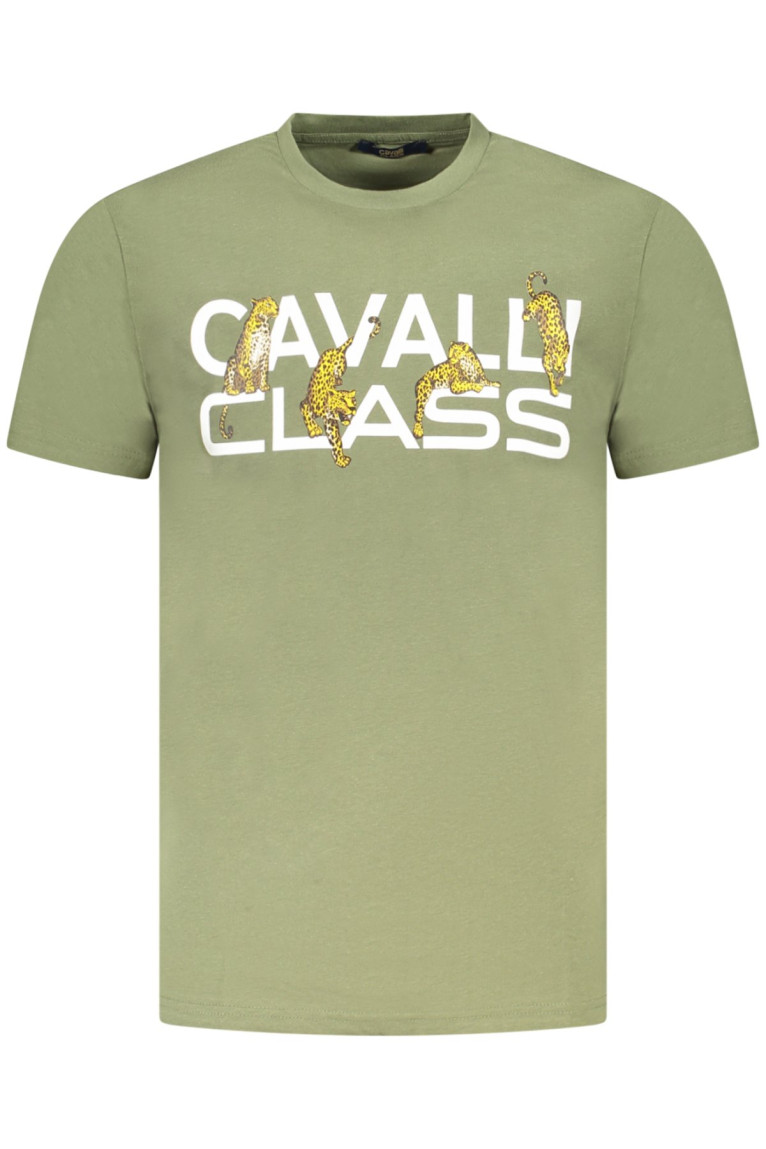 T-shirt Vert Cavalli Class
