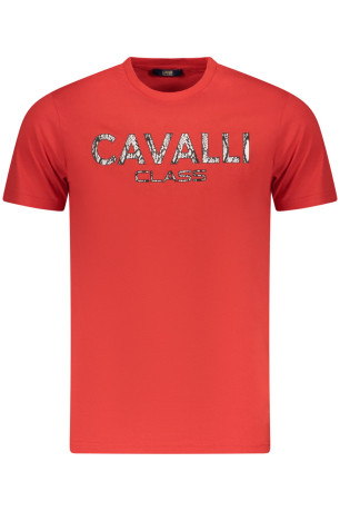 T-shirt manches courtes rouge Cavalli Class