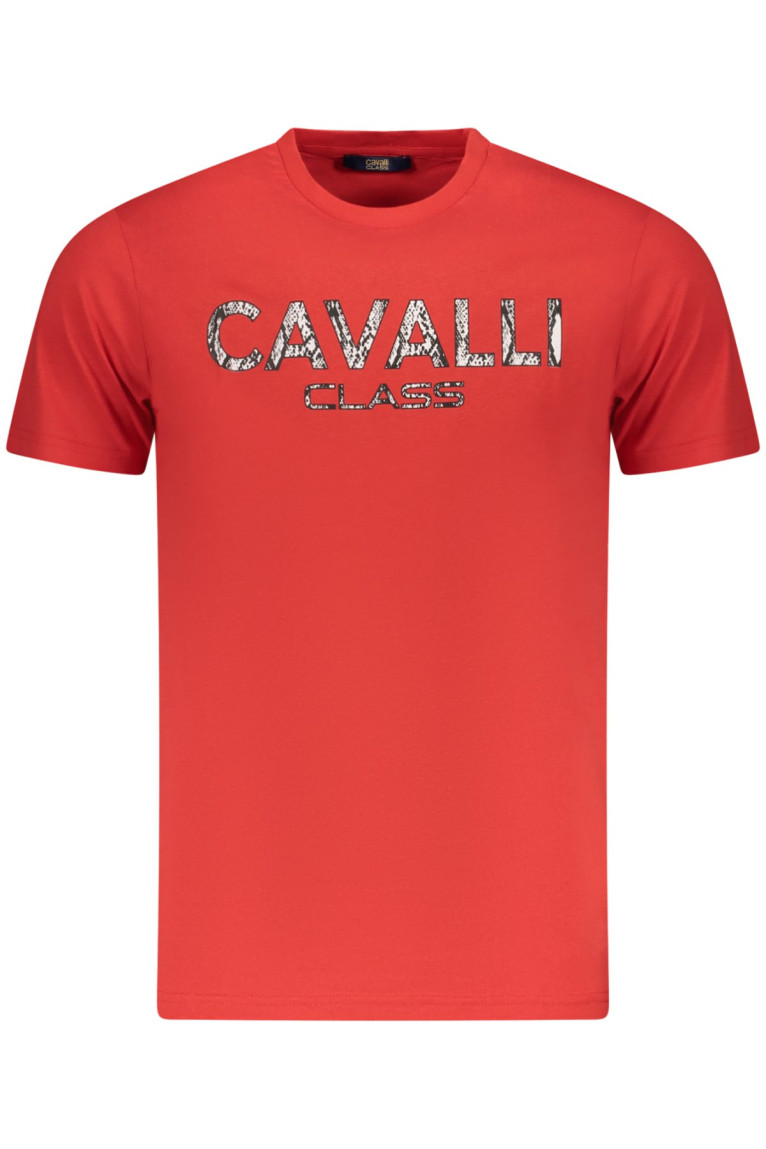 T-shirt manches courtes rouge Cavalli Class