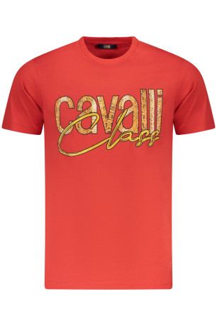 T-shirt manches courtes rouge Cavalli Class