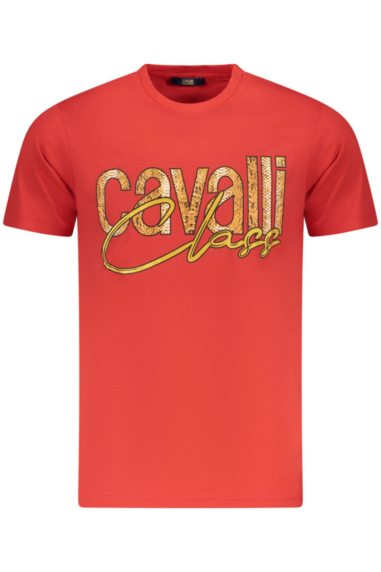 T-shirt manches courtes rouge Cavalli Class