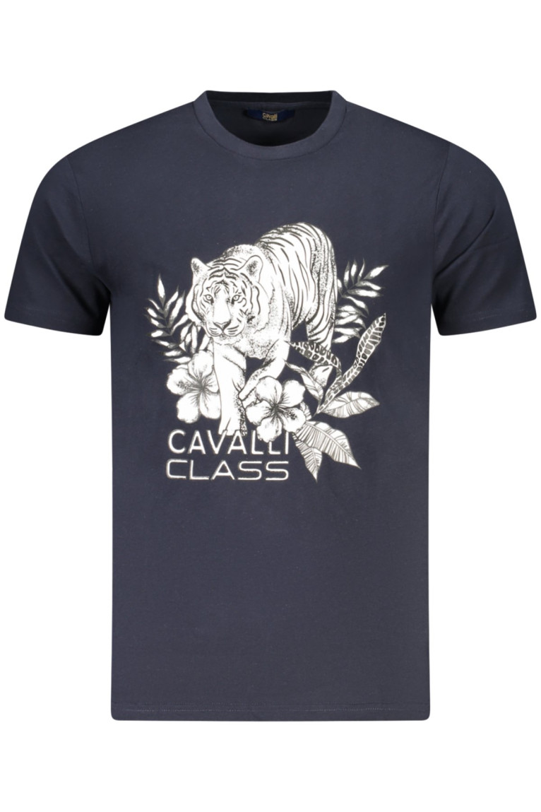T-shirt manches courtes Bleu Cavalli Class