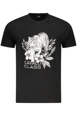 T-shirt manches courtes noir Cavalli Class