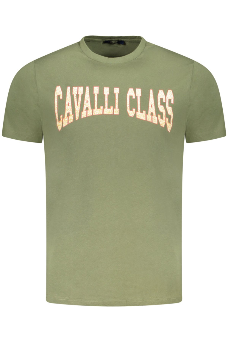 T-shirt manches courtes vert Cavalli Class