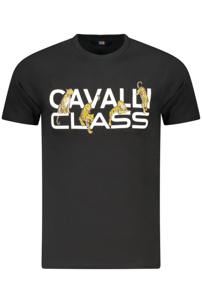 T-shirt manches courtes noir Cavalli Class