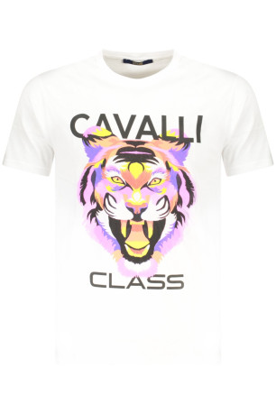 T-shirt manches courtes blanc Cavalli Class