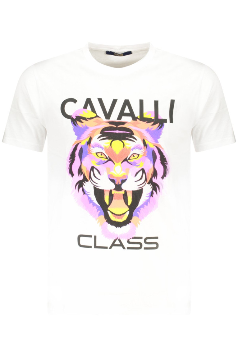 T-shirt manches courtes blanc Cavalli Class