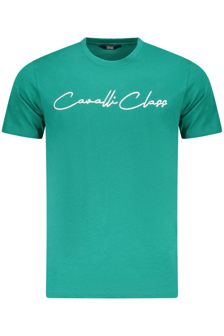 T-shirt manches courtes vert Cavalli Class