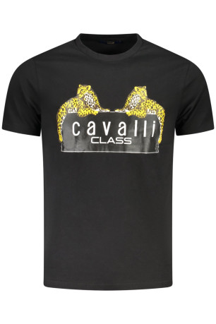 T-shirt manches courtes noir Cavalli Class