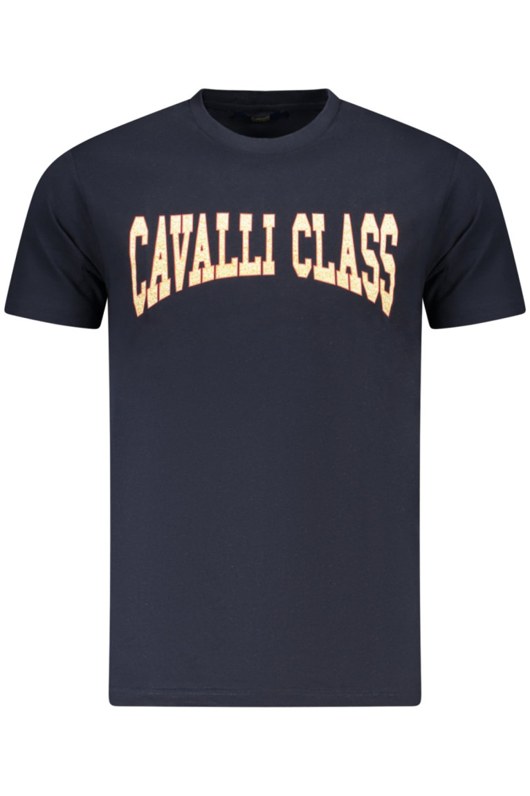T-shirt manches courtes bleu Cavalli Class