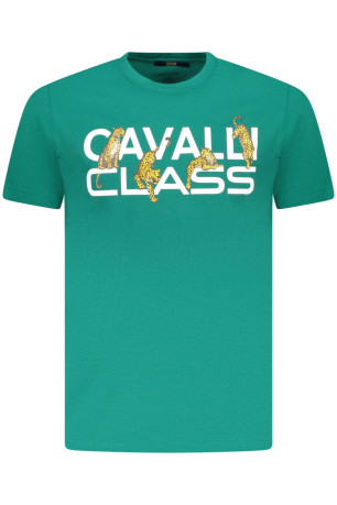 T-shirt manches courtes Vert Cavalli Class