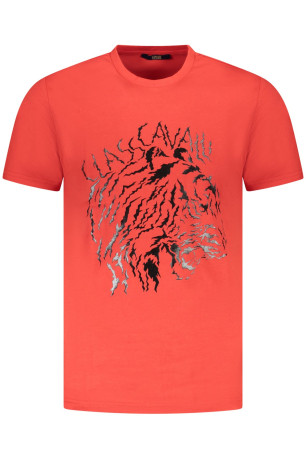 T-shirt manches courtes rouge Cavalli Class