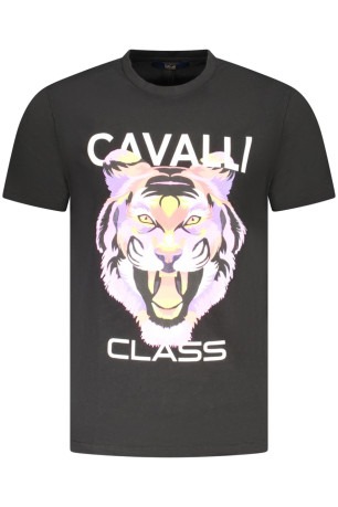 T-shirt manches courtes noir Cavalli Class