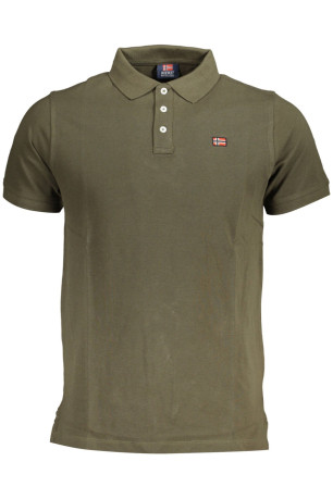 POLO HOMME NORVEGE 1963 VERT MANCHES COURTES NORWAY 1963