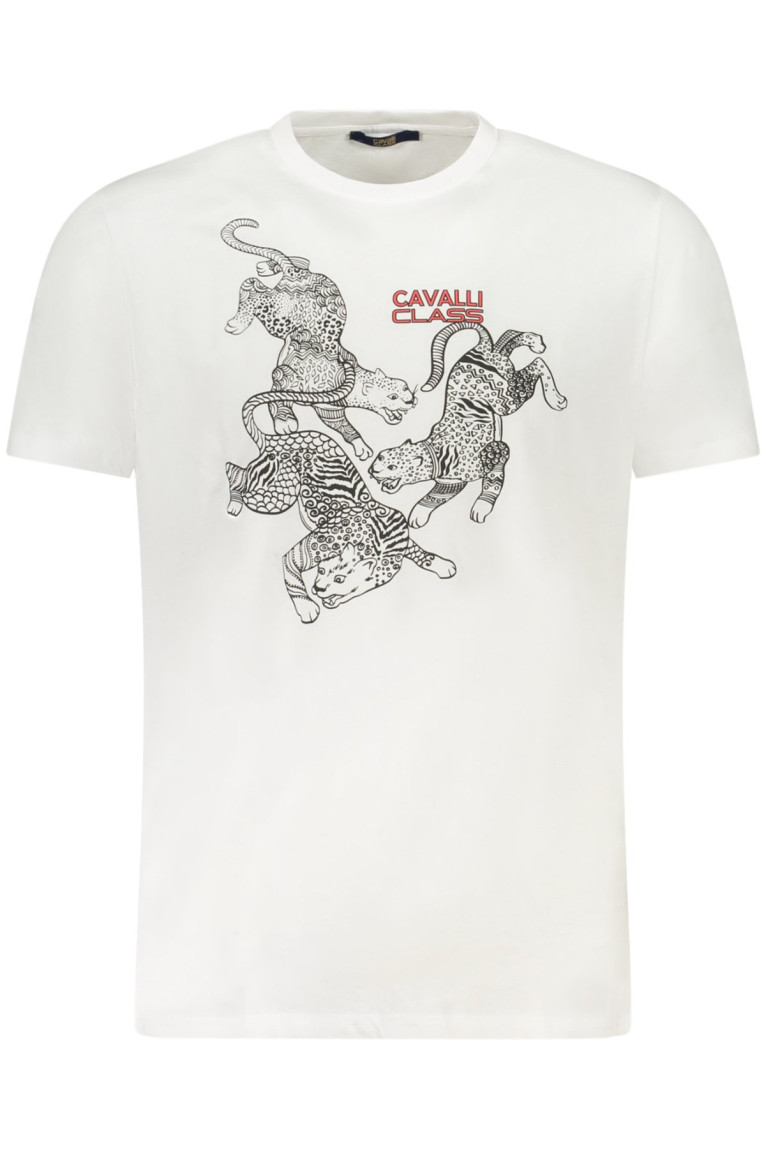 T-shirt manches courtes blanc Cavalli Class