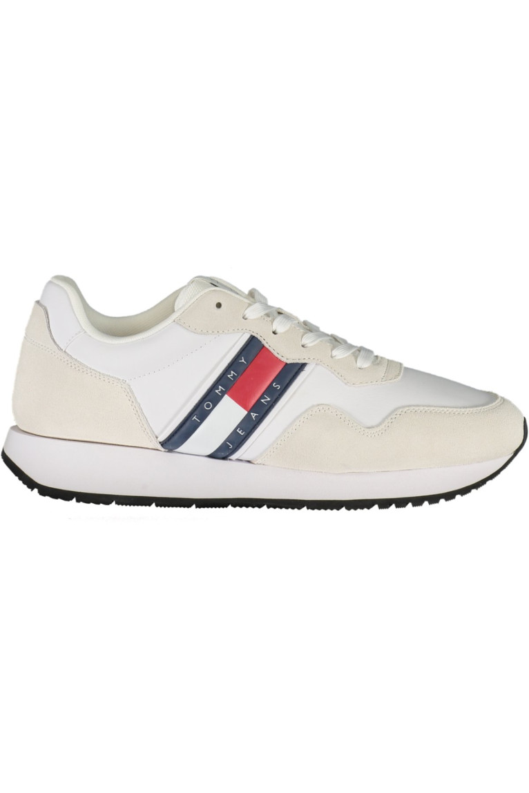 CHAUSSURES DE SPORT POUR HOMMES TOMMY HILFIGER BLANCHES Tommy Hilfiger