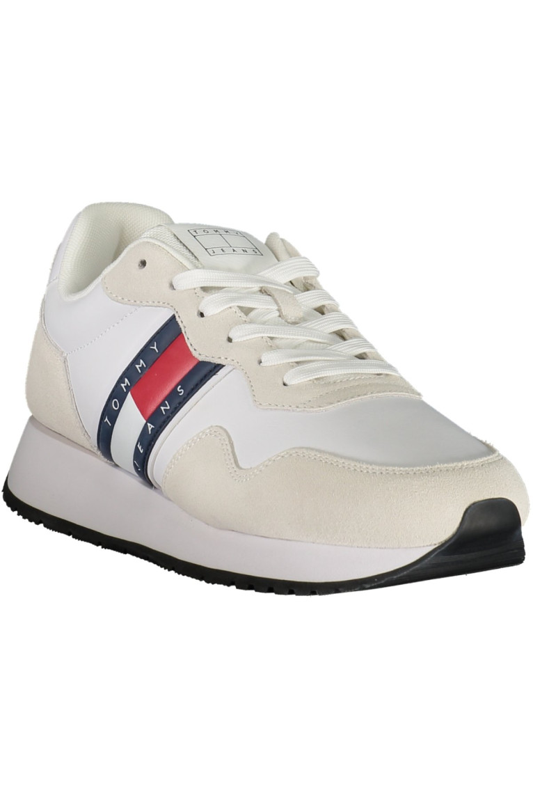CHAUSSURES DE SPORT POUR HOMMES TOMMY HILFIGER BLANCHES Tommy Hilfiger