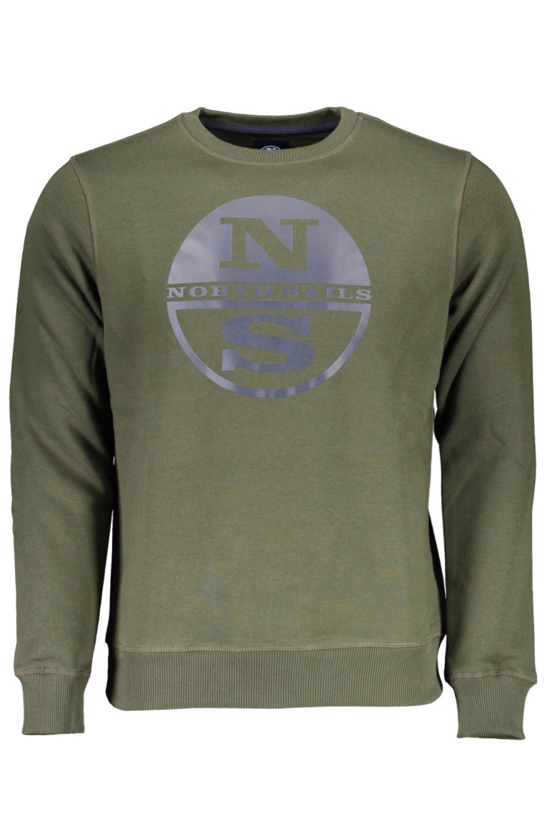 Sweat zippé manches longues Vert
