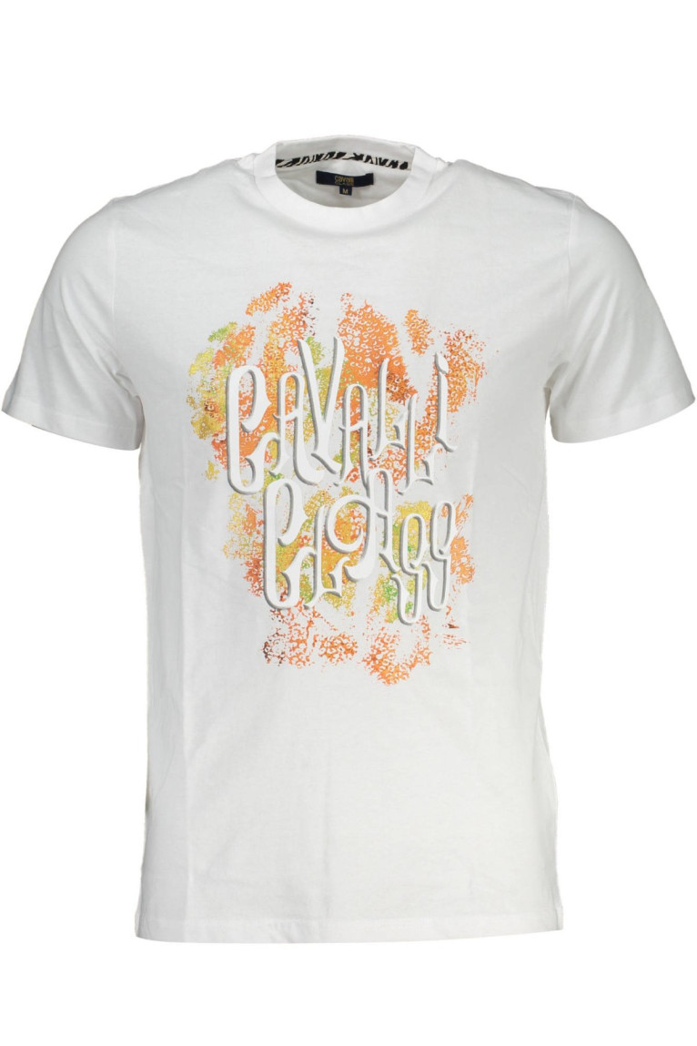 T-shirt manches courtes blanc Cavalli Class