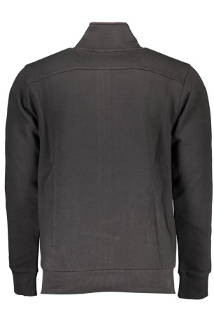 SWEAT-SHIRT NOIR À FERMETURE ÉCLAIR POUR HOMME US GRAND POLO U.s. grand polo