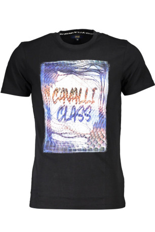 T-shirt manches courtes noir Cavalli Class