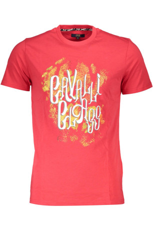 T-shirt manches courtes rouge Cavalli Class