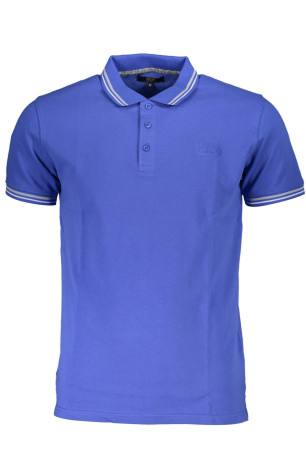 Polo manches courtes bleu Cavalli Class