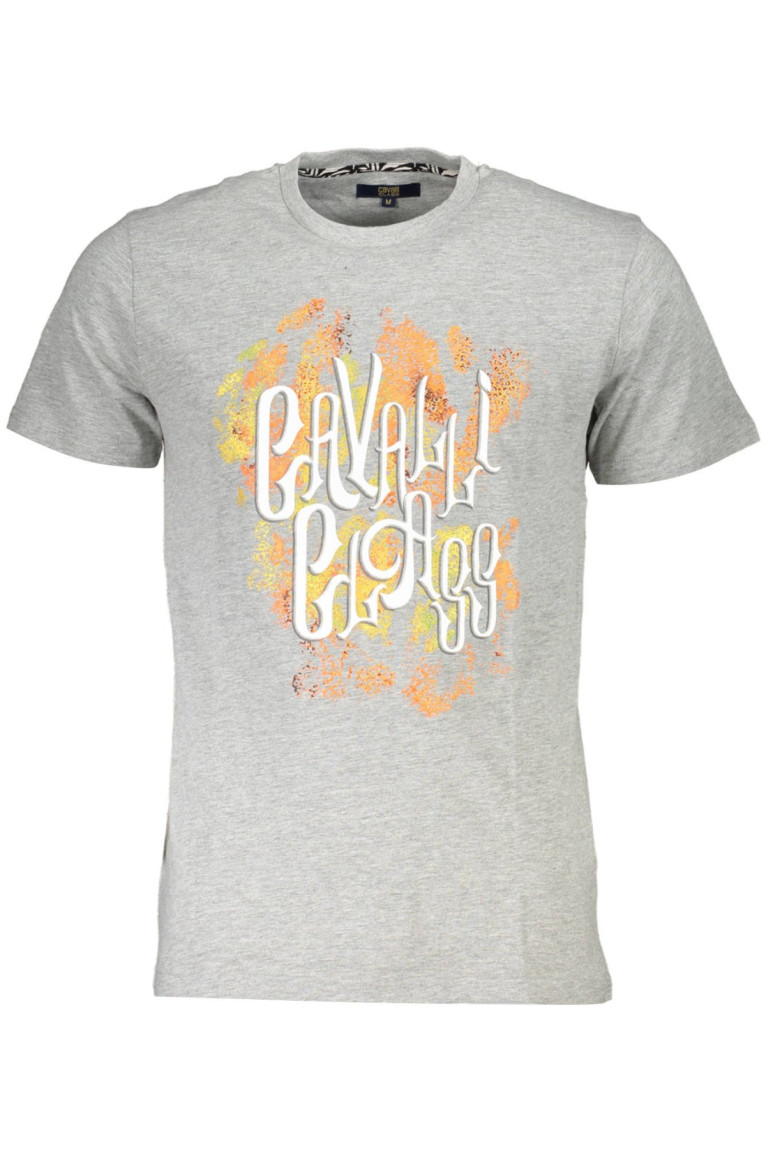 T-shirt manches courtes gris Cavalli Class