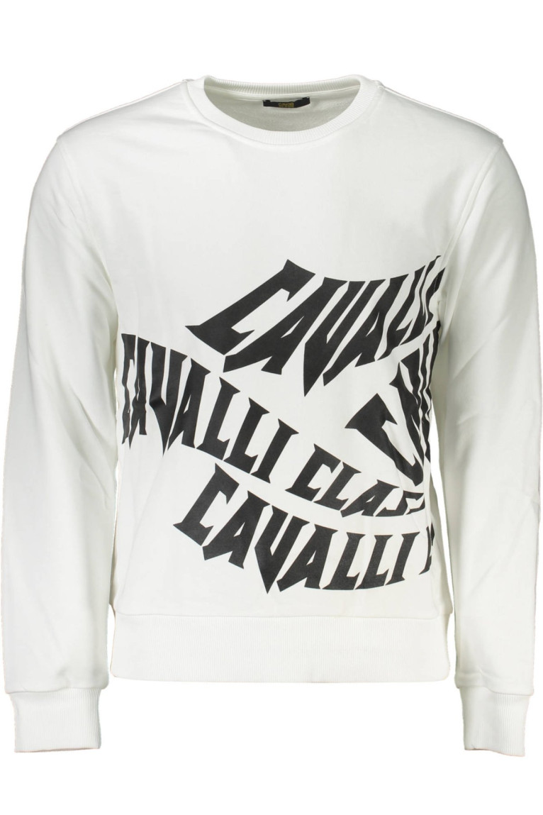 Sweat manches longues blanc Cavalli Class