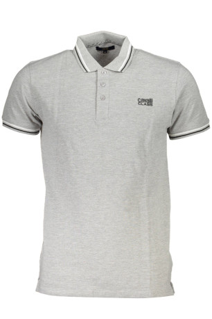 Polo manches courtes gris Cavalli Class