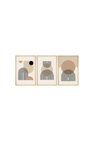 3 tableaux décoratif en MDF encadré Wall addiction