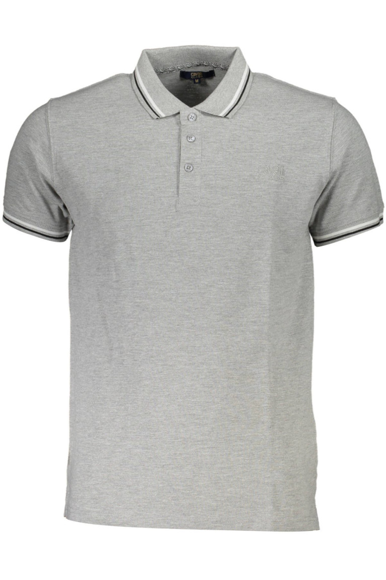 Polo manches courtes gris Cavalli Class