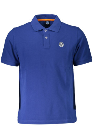 Polo manches courtes bleu