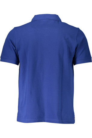 Polo manches courtes bleu