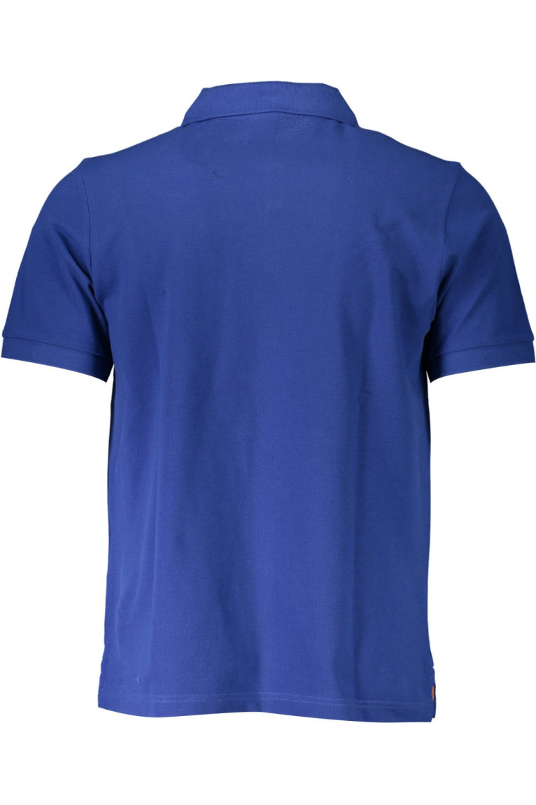 Polo manches courtes bleu