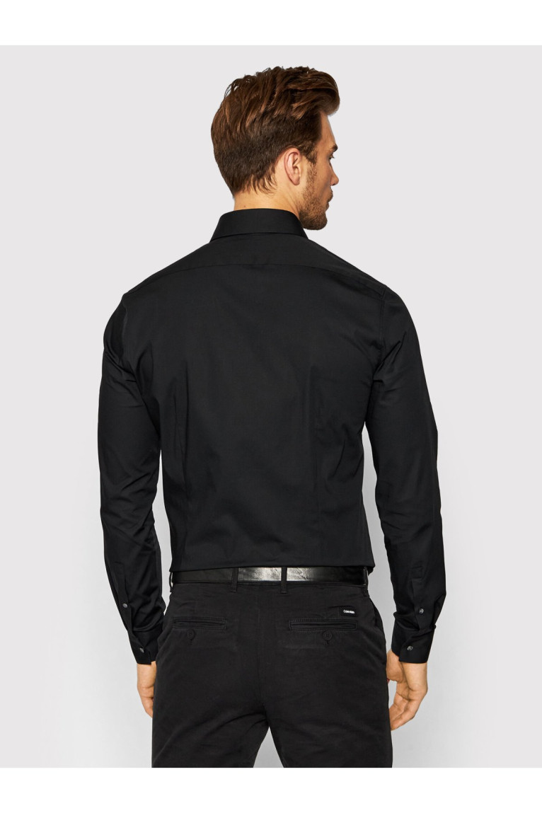 Chemise unie stretch slim fit Calvin klein