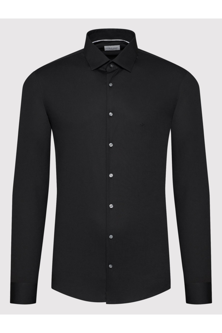 Chemise unie stretch slim fit Calvin klein