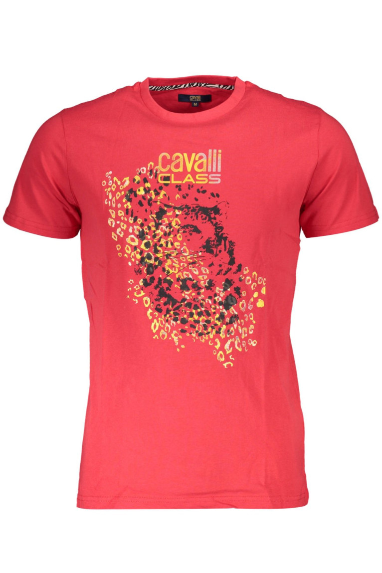 T-shirt manches courtes rouge Cavalli Class