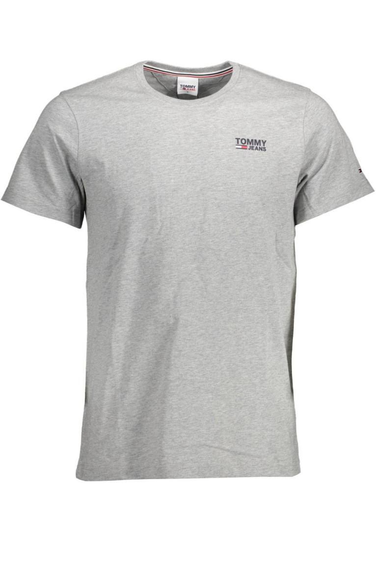 T-SHIRT À MANCHES COURTES TOMMY HILFIGER POUR HOMME GRIS Tommy Hilfiger