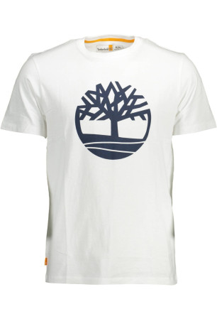 T-shirt à manches courtes en coton blanc Timberland
