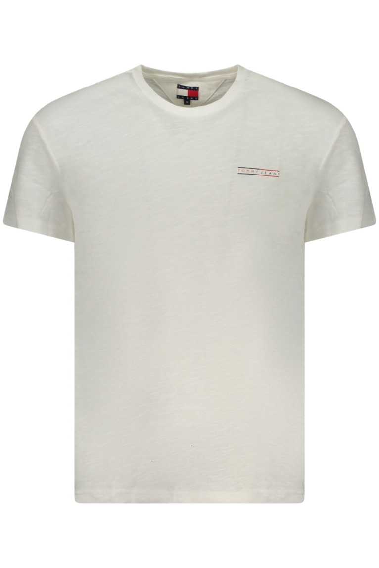 T-SHIRT À MANCHES COURTES TOMMY HILFIGER HOMME BLANC Tommy Hilfiger