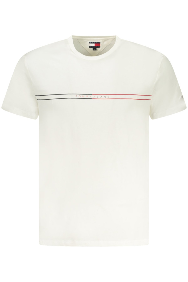 T-SHIRT À MANCHES COURTES TOMMY HILFIGER HOMME BLANC Tommy Hilfiger