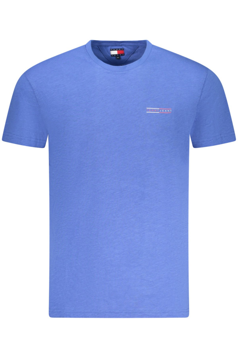T-SHIRT À MANCHES COURTES TOMMY HILFIGER POUR HOMME BLEU Tommy Hilfiger