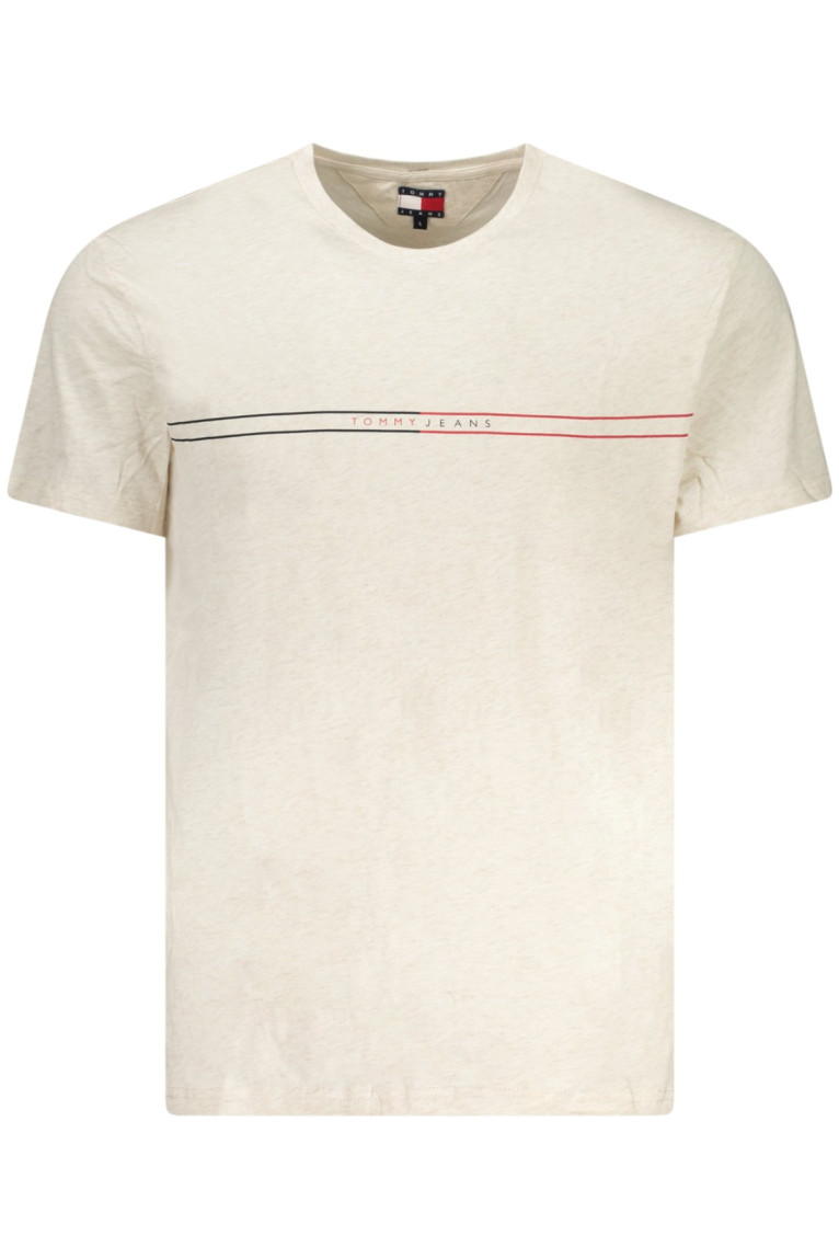 T-SHIRT À MANCHES COURTES TOMMY HILFIGER HOMME BEIGE Tommy Hilfiger