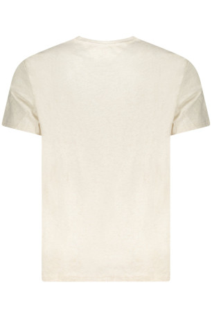 T-SHIRT À MANCHES COURTES TOMMY HILFIGER HOMME BEIGE Tommy Hilfiger