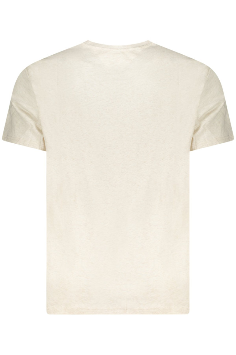 T-SHIRT À MANCHES COURTES TOMMY HILFIGER HOMME BEIGE Tommy Hilfiger